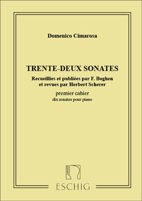 Domenico Cimarosa: 32 Sonates, Recueillies Et Publiees Par F. Boghen,: Klavier Solo