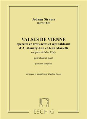 Strauss: Valses De Vienne Cht-Piano: Gesang mit Klavier