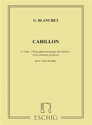G. Blanchet: Carillon: Violine mit Begleitung
