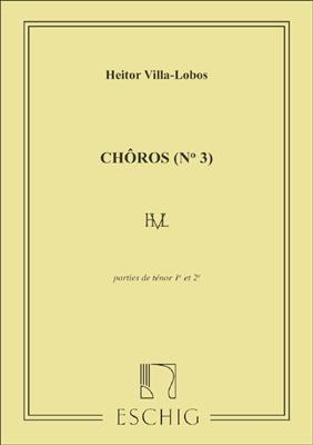 Heitor Villa-Lobos: Villa-Lobos Choros N 3 Tenors: Gesang mit Klavier