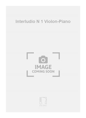 Juan Manén: Interludio N 1 Violon-Piano: Violine mit Begleitung
