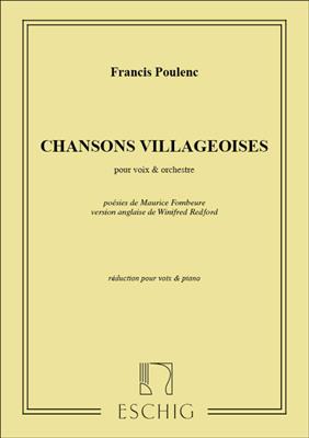 Francis Poulenc: Chansons villageoises: Gesang mit Klavier