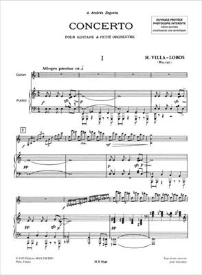Heitor Villa-Lobos: Concerto: Gitarre mit Begleitung