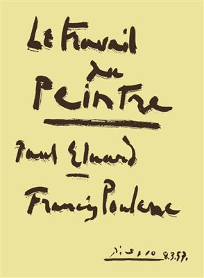 Francis Poulenc: Le Travail du Peintre: Gesang mit Klavier