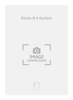 Etude N 5 Guitare