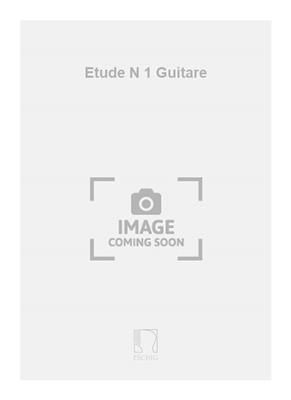 Etude N 1 Guitare