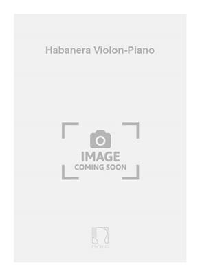Ernesto Halffter: Habanera Violon-Piano: Violine mit Begleitung
