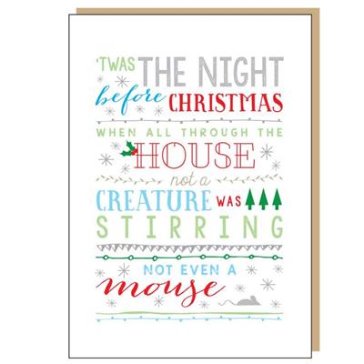 Night Before Christmas Card