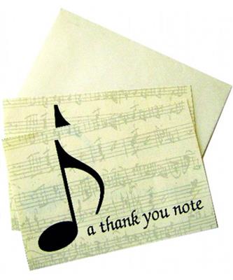 Notelets Thank You Note