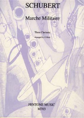 Franz Schubert: Marche Militaire - Clarinet Trio: (Arr. G. Hirst): Klarinette Solo