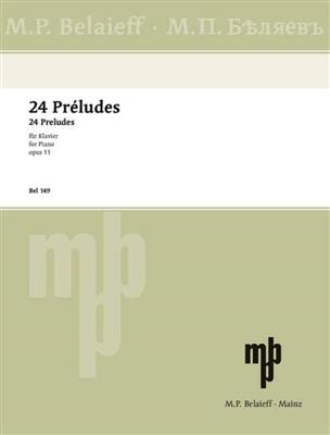 Alexander Skrjabin: 24 Preludes Opus 11: Klavier Solo