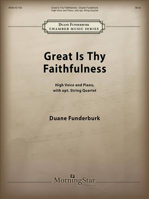 Duane Funderburk: Great Is Thy Faithfulness: Gesang mit Klavier