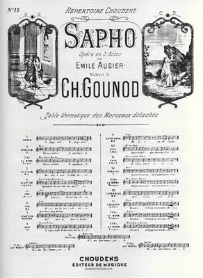 Charles Gounod: Air De Sapho - No.15 Stances: Gesang mit Klavier