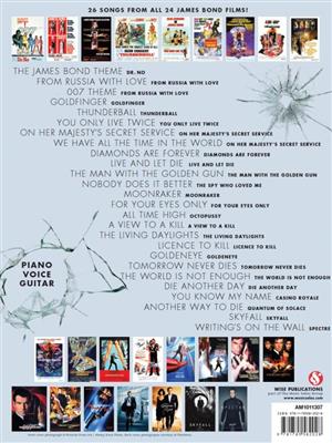 James Bond Music From all 24 Films: Klavier, Gesang, Gitarre (Songbooks)