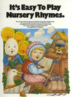 It's Easy To Play Nursery Rhymes: Klavier Solo