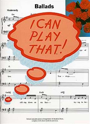 I Can Play That! Ballads: (Arr. Stephen Duro): Klavier Solo