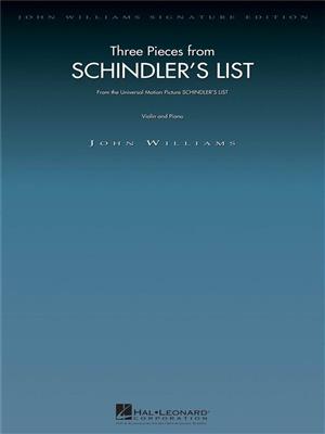 John Williams: 3 Pieces From Schindler's List: Violine mit Begleitung