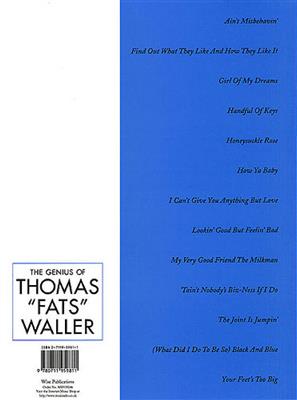 The Genius Of Thomas 'Fats' Waller: Klavier, Gesang, Gitarre (Songbooks)