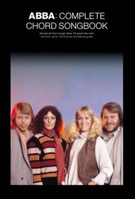 ABBA: Complete Chord Songbook: Gesang mit Gitarre