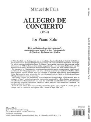 Manuel de Falla: Suite Populaire Espagnol: Violine mit Begleitung