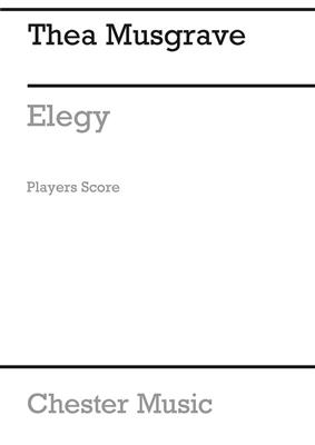 Thea Musgrave: Elegy For Viola And Cello: Viola mit Begleitung