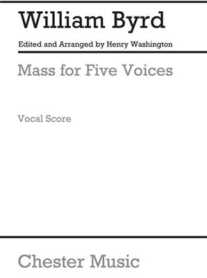 William Byrd: Mass For 5 Voices: Gemischter Chor mit Begleitung