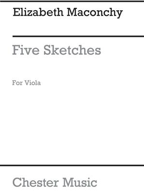 Elizabeth Maconchy: 5 Sketches For Viola Solo: Viola mit Begleitung