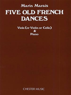 Marin Marais: 5 Old French Dances: Viola mit Begleitung