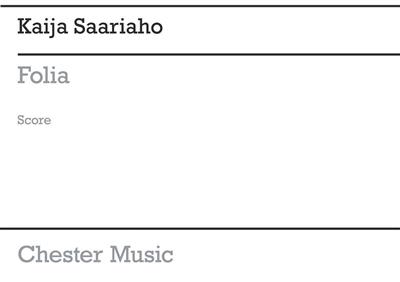 Kaija Saariaho: Folia (Performing Score): Kontrabass Solo