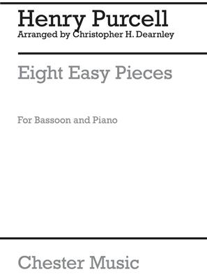 Christopher Dearnley: 8 Easy Pieces Bassoon And Piano: Fagott mit Begleitung