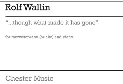 Rolf Wallin: ...though what made it has gone: Gesang mit Klavier