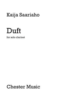Kaija Saariaho: Duft for Solo Clarinet: Klarinette Solo