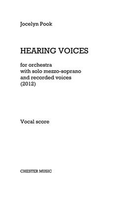 Jocelyn Pook: Hearing Voices: Gesang mit Klavier