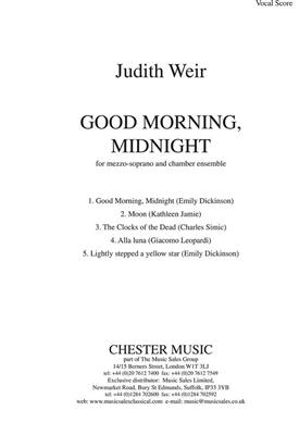 Judith Weir: Good Morning, Midnight: Orchester mit Gesang