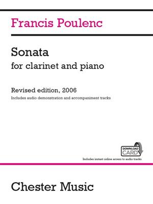 Francis Poulenc: Sonata For Clarinet And Piano: Klarinette mit Begleitung