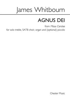 James Whitbourn: Agnus Dei From Missa Carolae: Gemischter Chor mit Begleitung