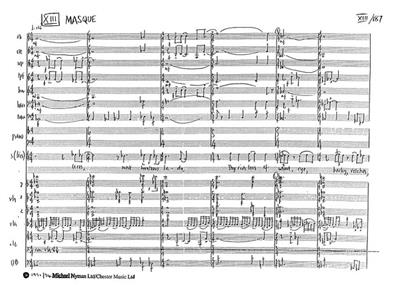 Michael Nyman: The Masque: Frauenchor mit Ensemble