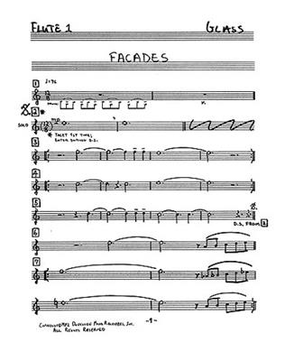 Philip Glass: Facades: Kammerensemble