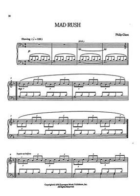 Philip Glass: Mad Rush: Orgel