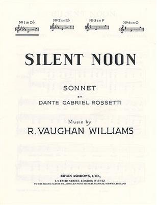Ralph Vaughan Williams: Silent Noon In D Flat: Gesang mit Klavier