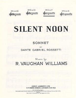 Ralph Vaughan Williams: Silent Noon In F: Gesang mit Klavier