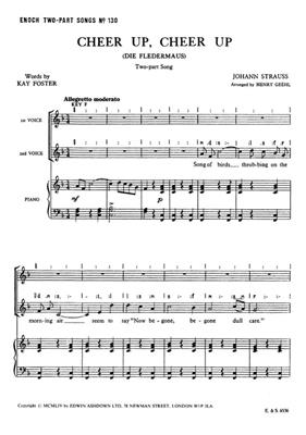 Johann Strauss Jr.: Cheer Up Cheer Up: Gesang mit Klavier