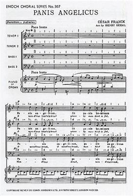 César Franck: Panis Angelicus: Männerchor mit Klavier/Orgel