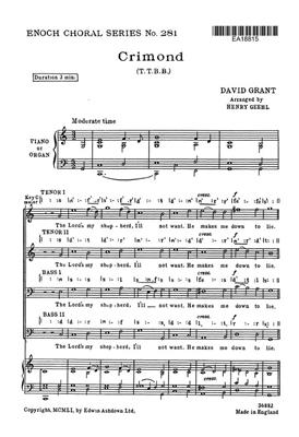 David Grant: The Lord's My Shepherd: Männerchor mit Begleitung