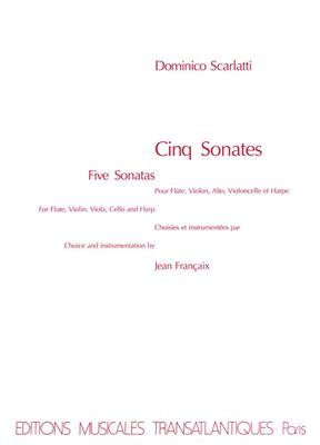 Domenico Scarlatti: 5 Sonates: (Arr. Françaix jean): Kammerensemble