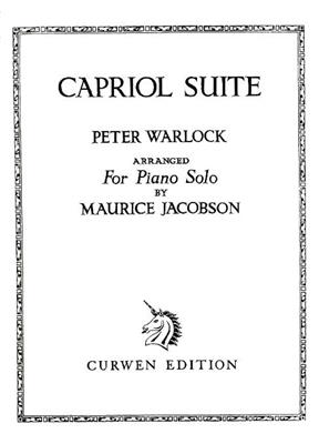 Peter Warlock: Capriol Suite: Klavier Solo