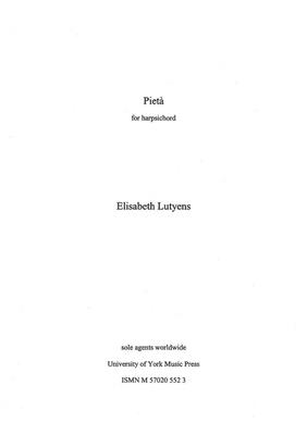 Elisabeth Lutyens: Pietá Op.104: Cembalo