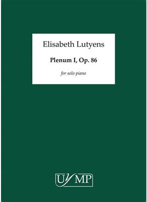 Elisabeth Lutyens: Plenum 1 Op.87: Klavier Solo