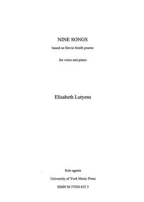 Elisabeth Lutyens: Nine Songs: Gesang mit Klavier