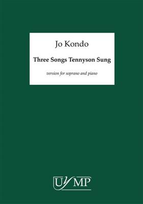 Jo Kondo: Three Songs Tennyson Sung: Gesang mit Klavier